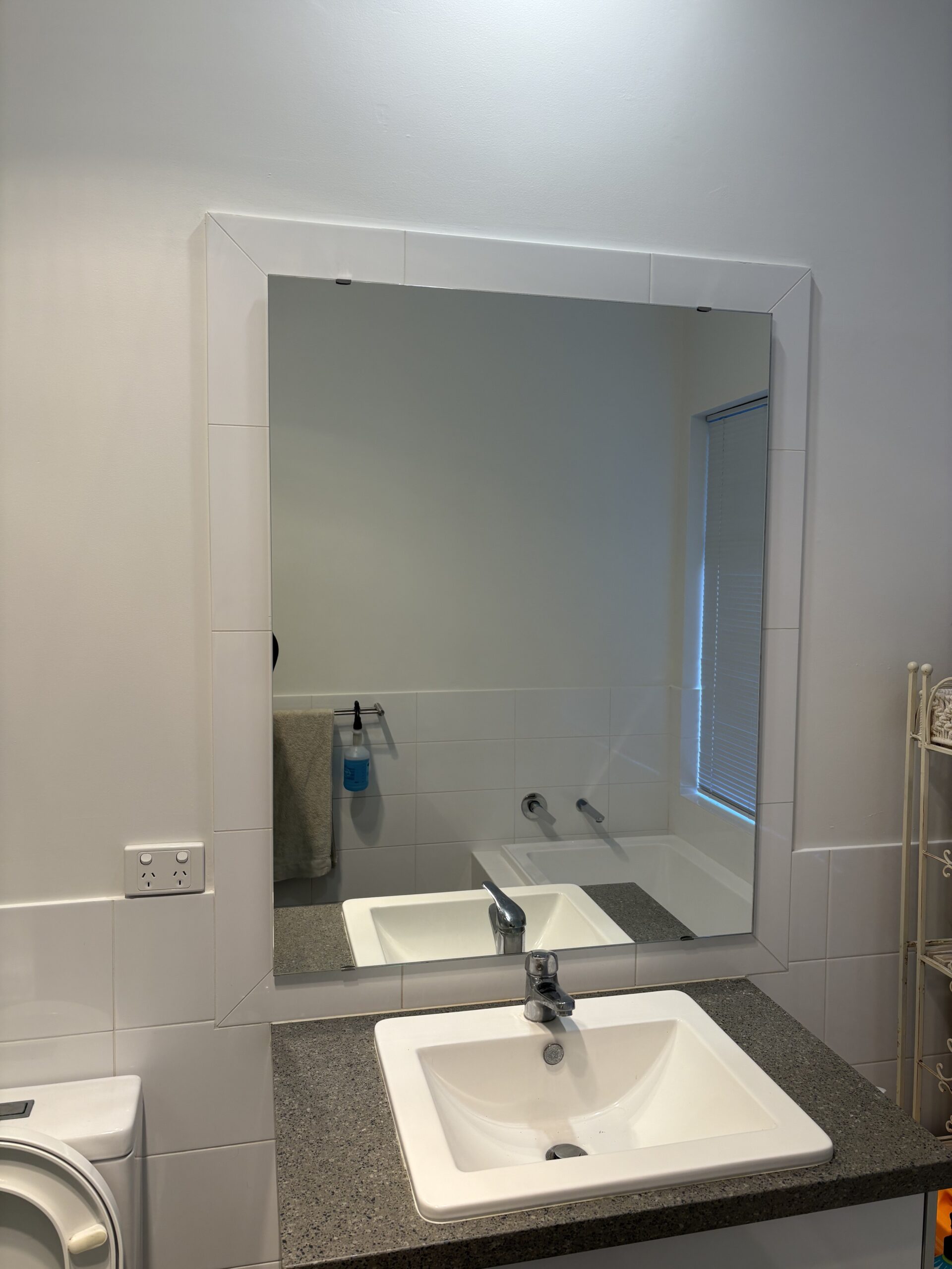 bathroom mirror
